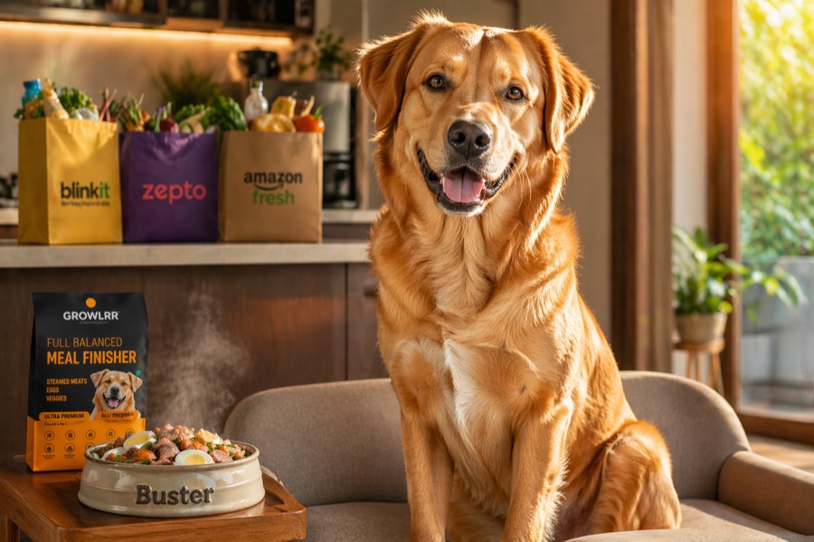 Healthy golden retriever